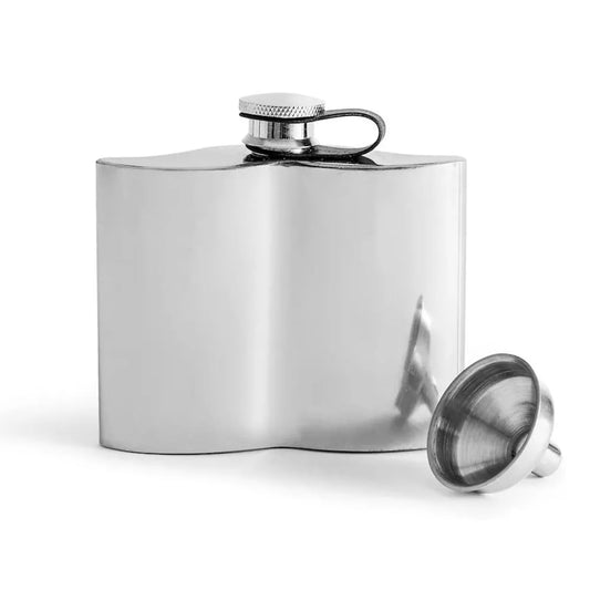 Kovová fľaša na pitie, 150 ml.