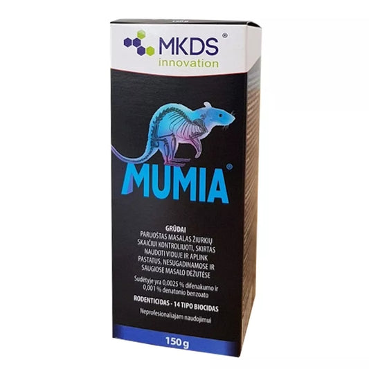MUMIA zrná na hubenie myší a potkanov, 150 g