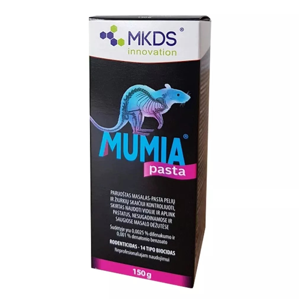 MUMIA pasta na hubenie myší a potkanov, 150 g