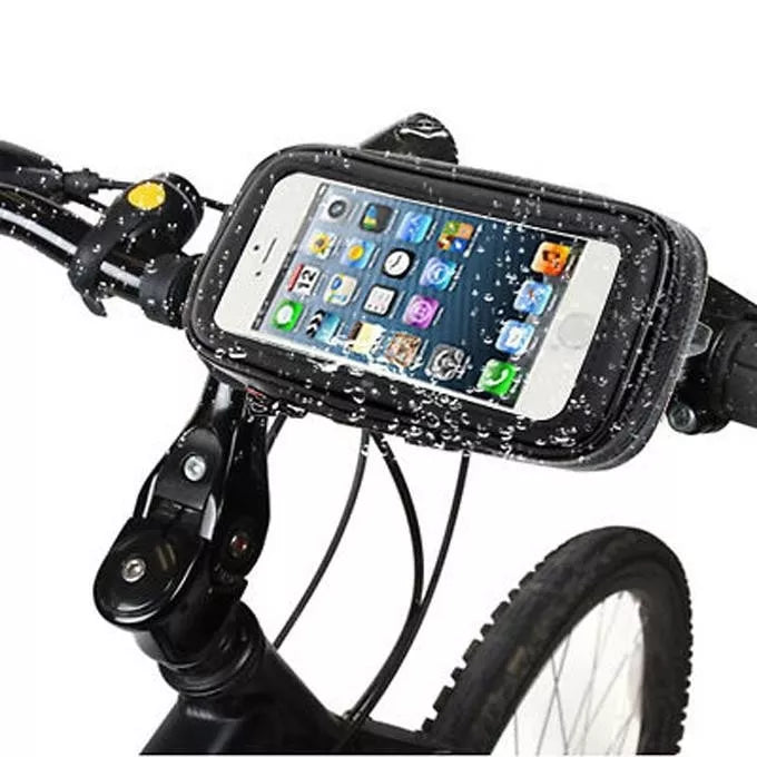 Nepremokavý držiak na telefón na bicykel