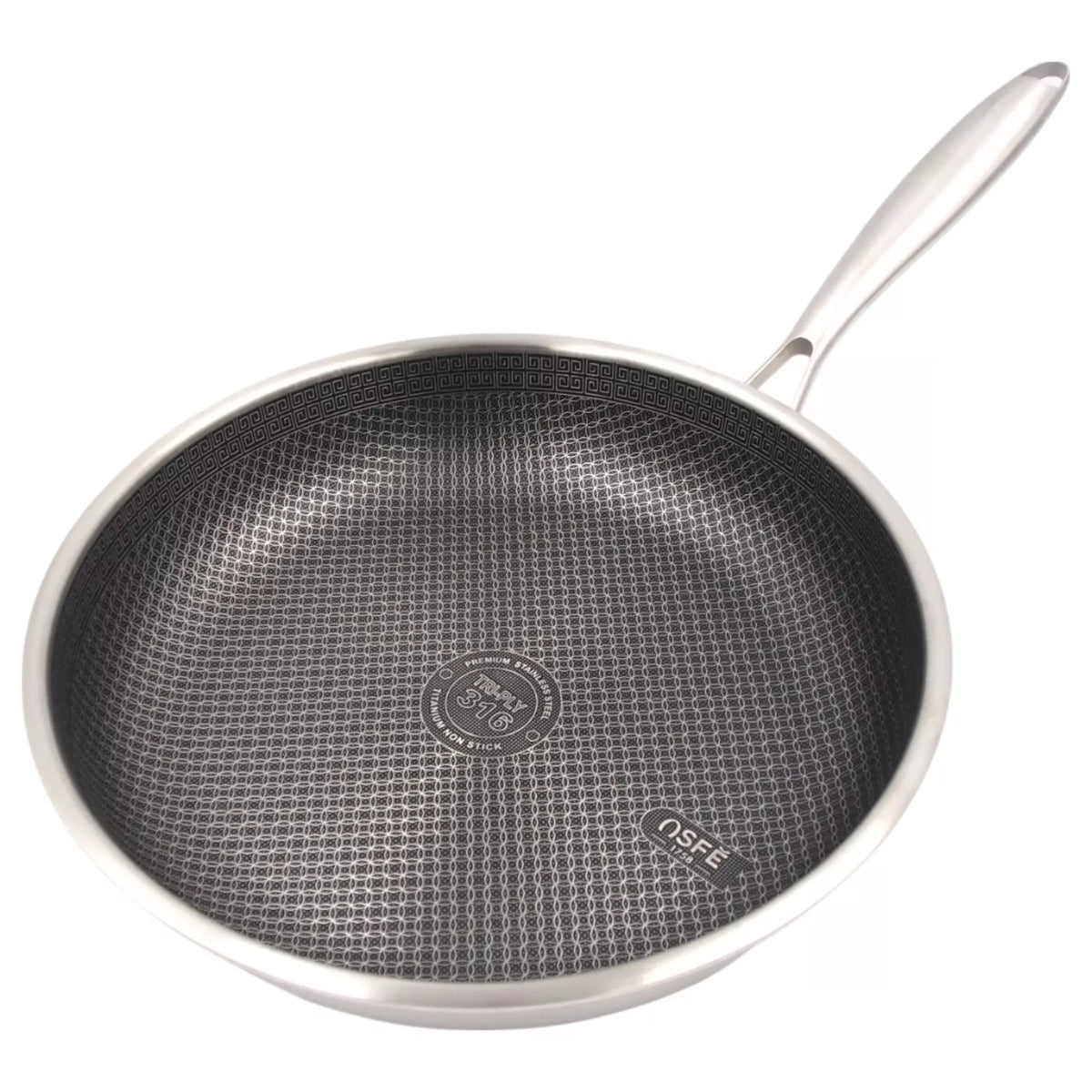Nerūdijančio plieno keptuvė OSFE 316, 28 cm