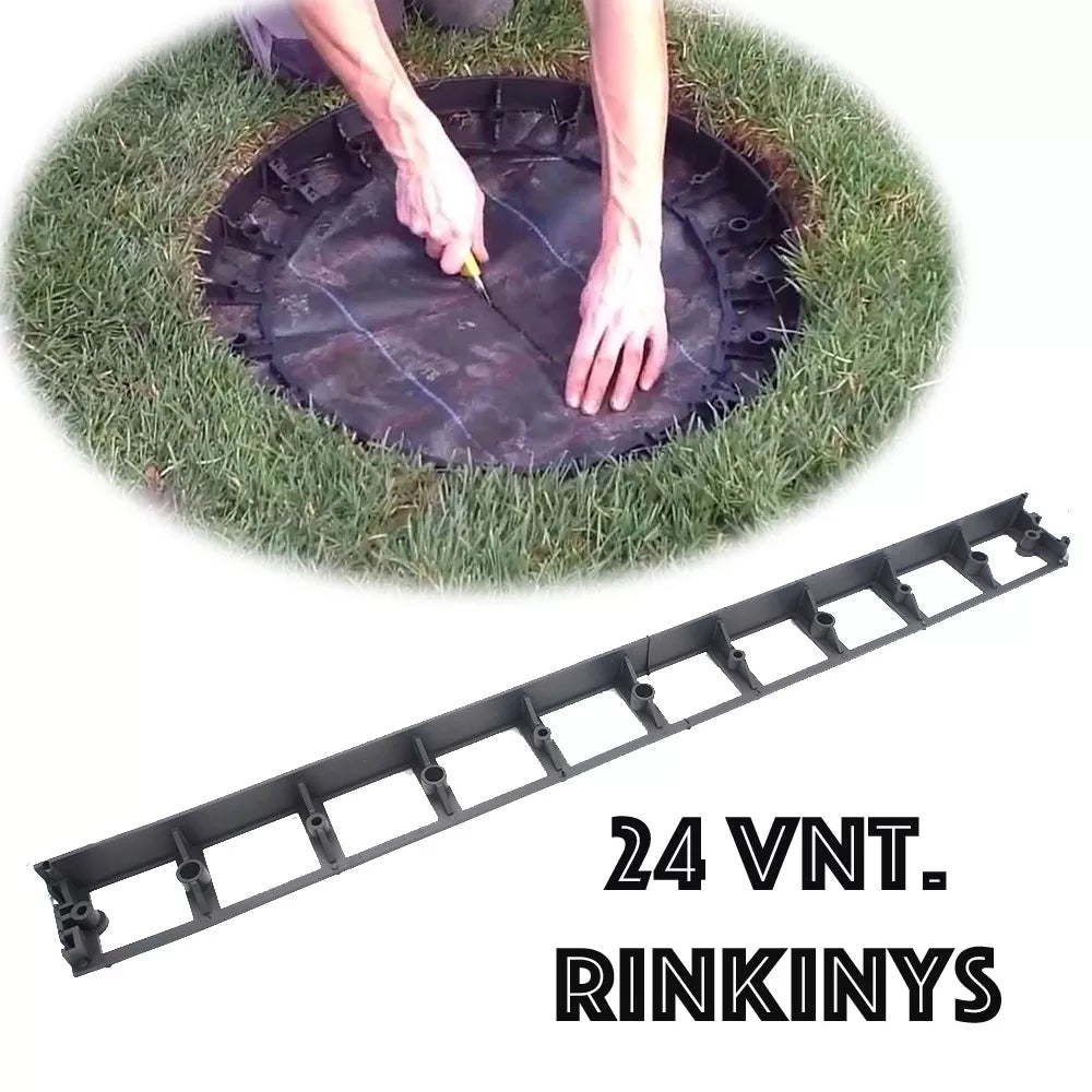 Plastový okraj 45 x 24 ks.
