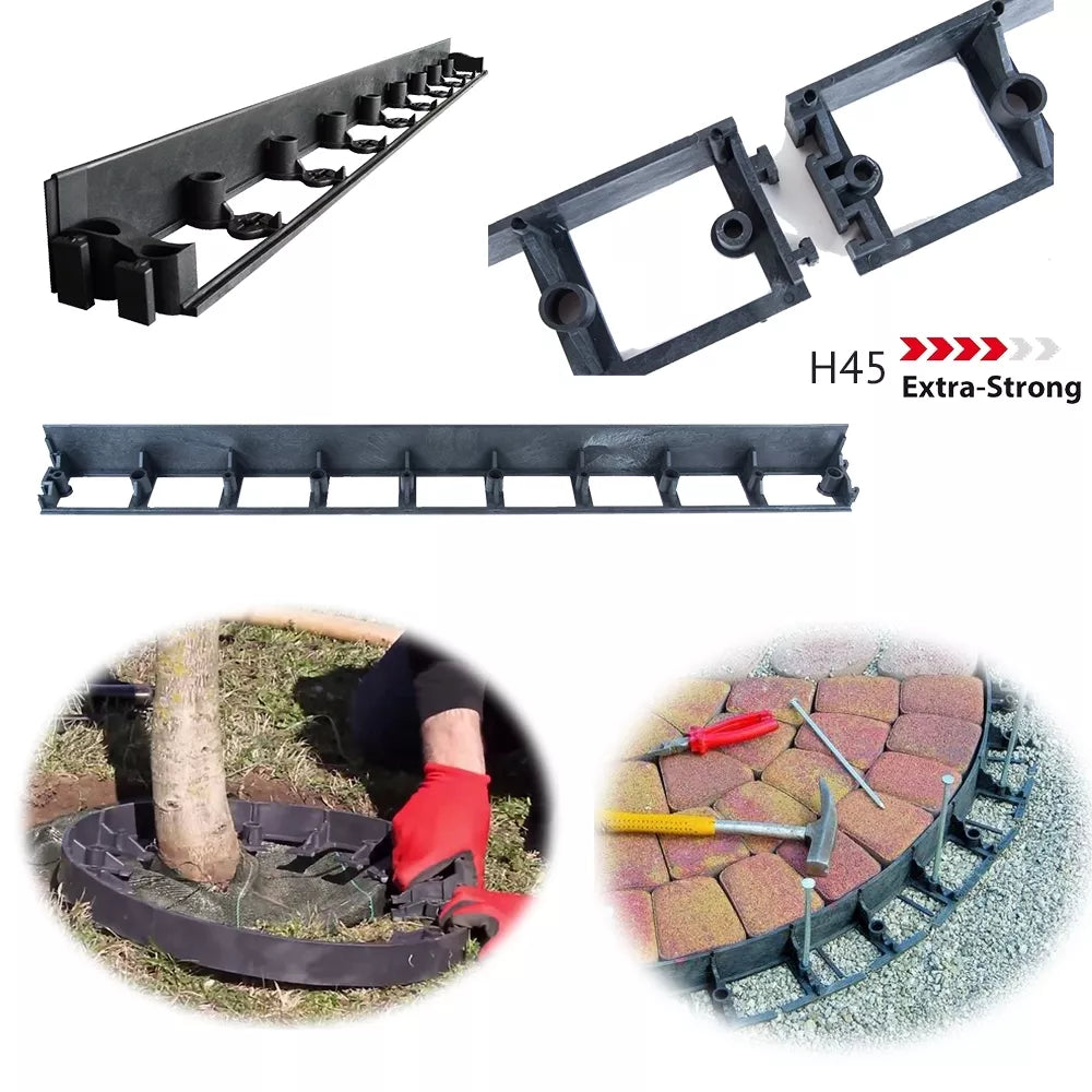 Plastový okraj 45 x 24 ks.