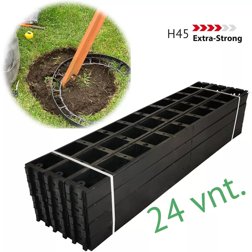 Plastový okraj 45 x 24 ks.
