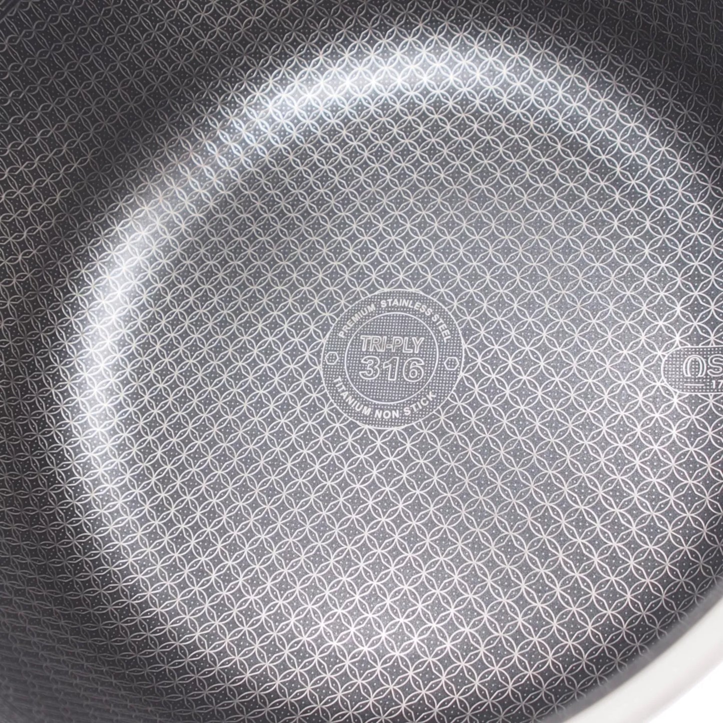 Puodas su dangčiu OSFÉ Tri-Ply, 28 cm, 8 l