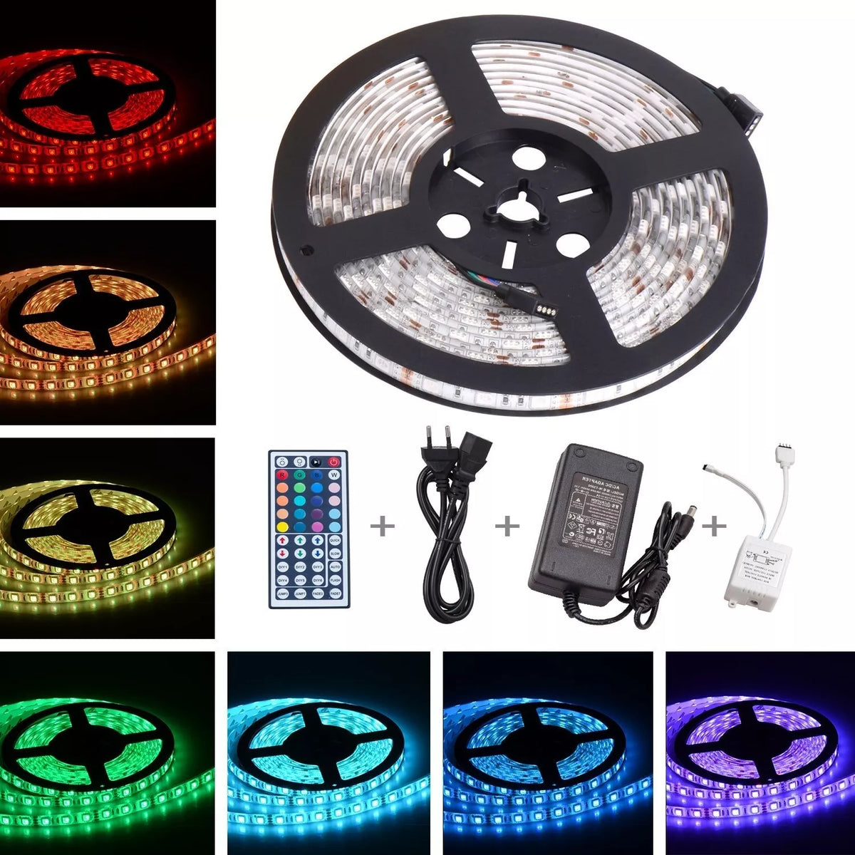 RGB LED pásik 5M 16 farieb