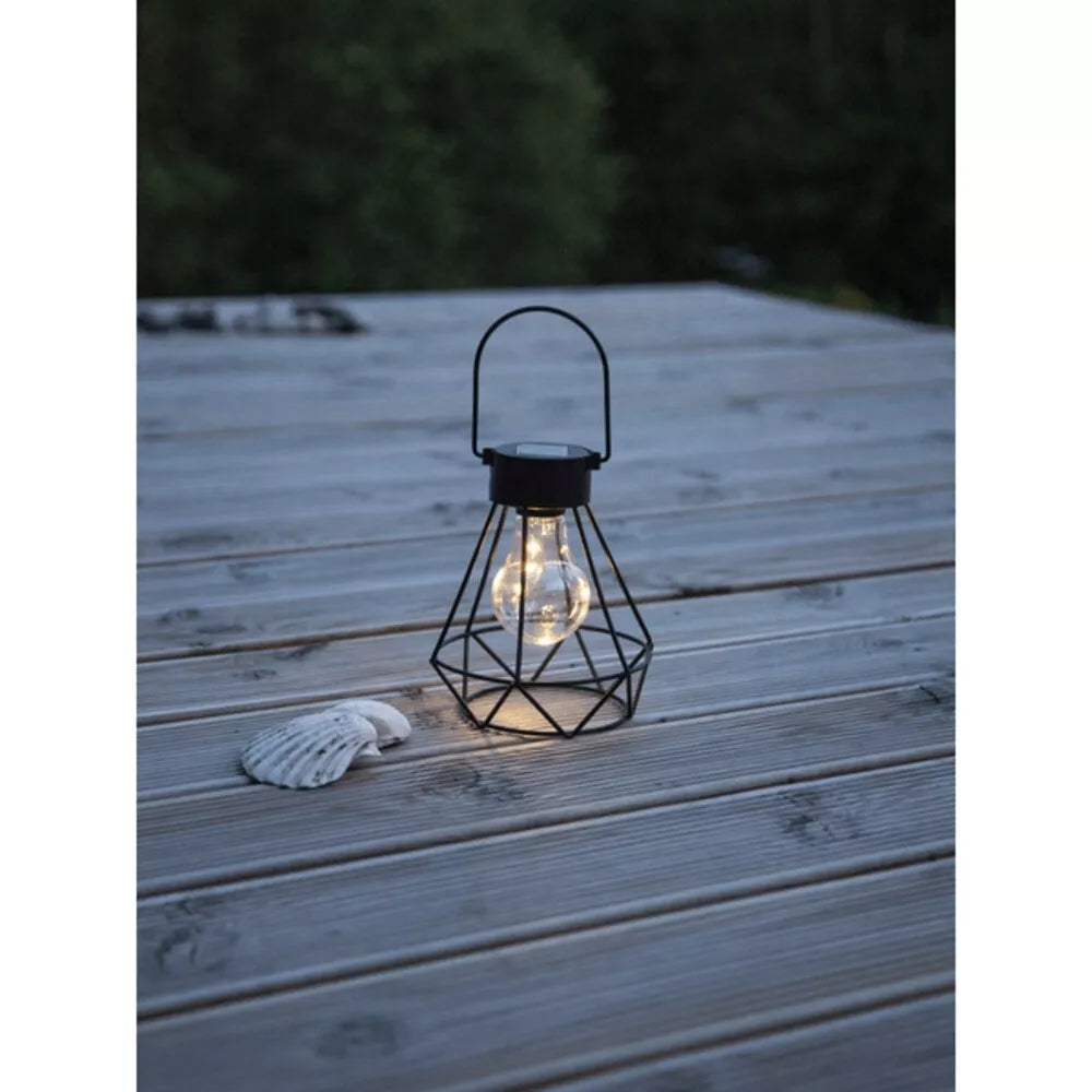 Solárnou energiou nabíjateľná LED lampa „Edison“