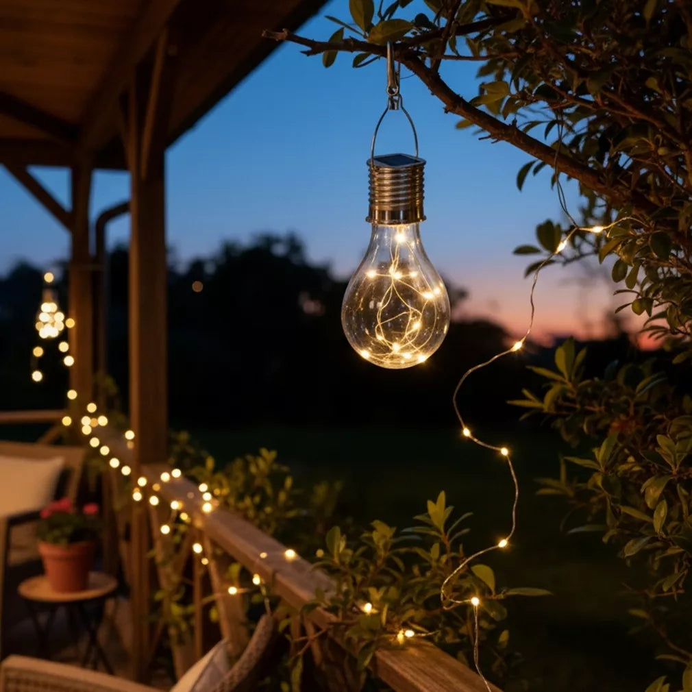 Záhradná lampa „Lemputė“ nabíjaná solárnou energiou