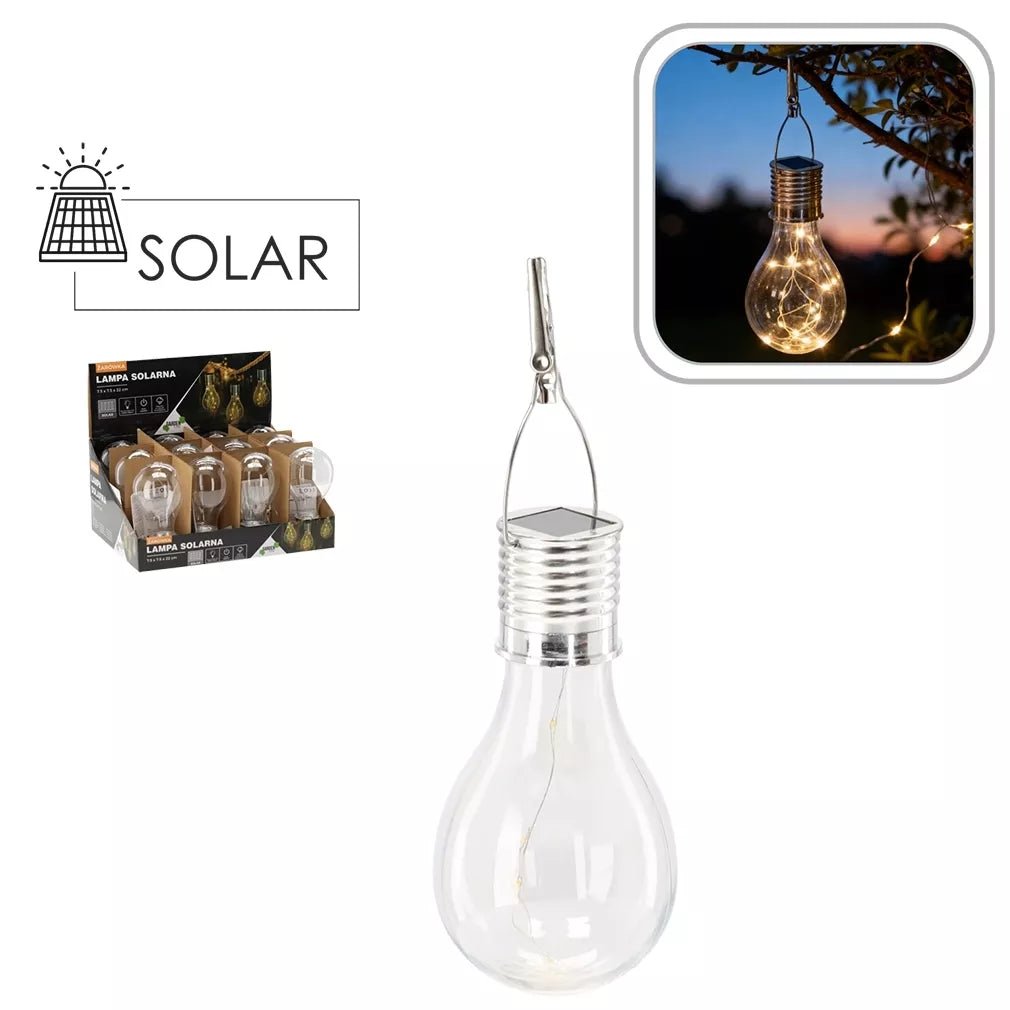 Záhradná lampa „Lemputė“ nabíjaná solárnou energiou