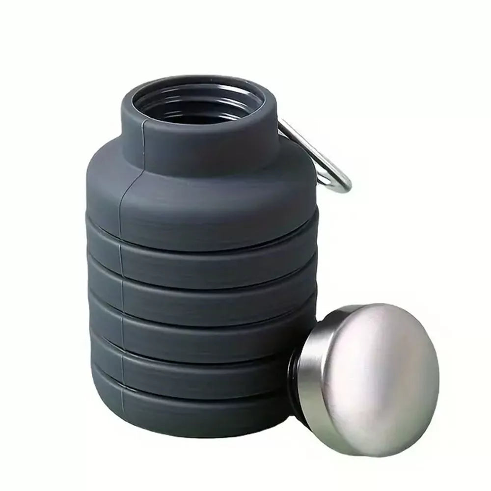 Silikónová fľaša 550 ml. - Mliečna