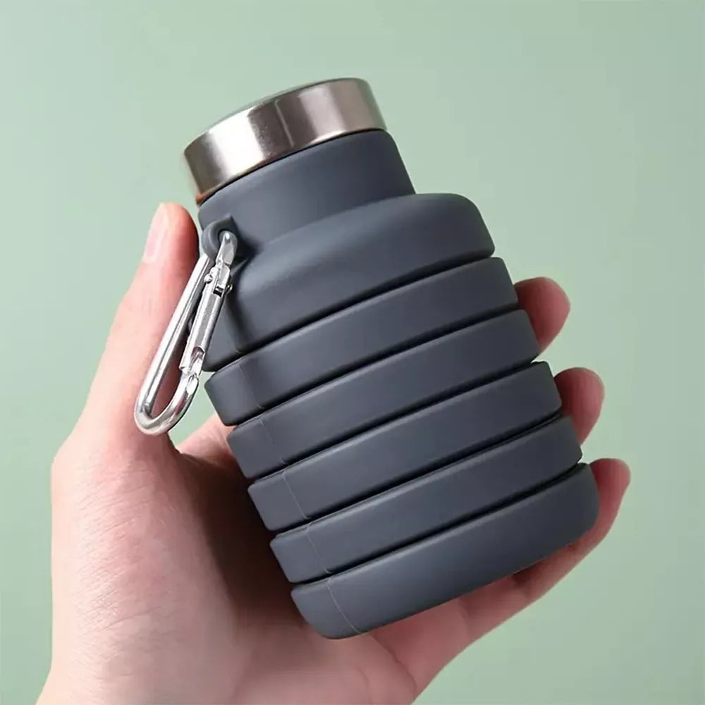 Silikónová fľaša 550 ml. - Mliečna
