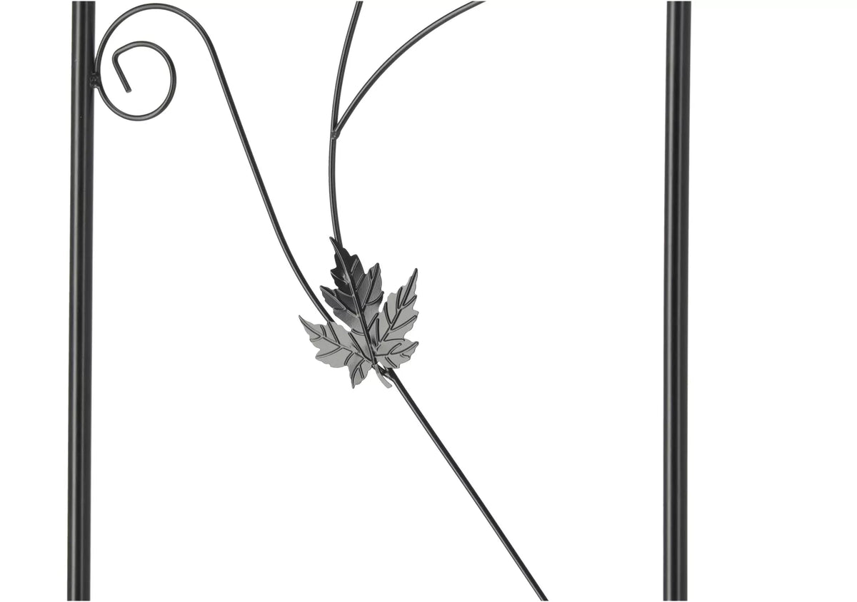 Záhradná pergola s dekoráciami 114 × 37 × 230 cm