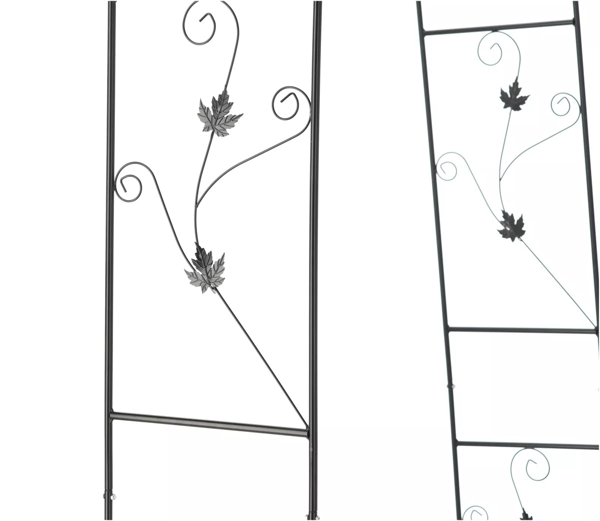 Záhradná pergola s dekoráciami 114 × 37 × 230 cm