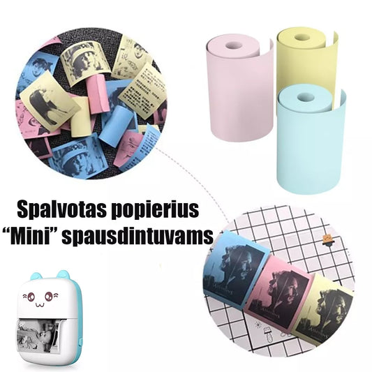 Farebný papier, 3 ks.