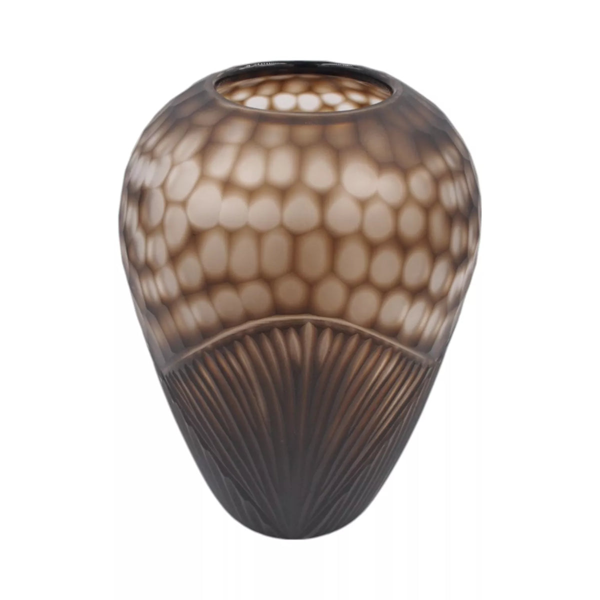 Stiklinė vaza „Forma Lumo“, 13.5 × 13.5 × 35.5 cm