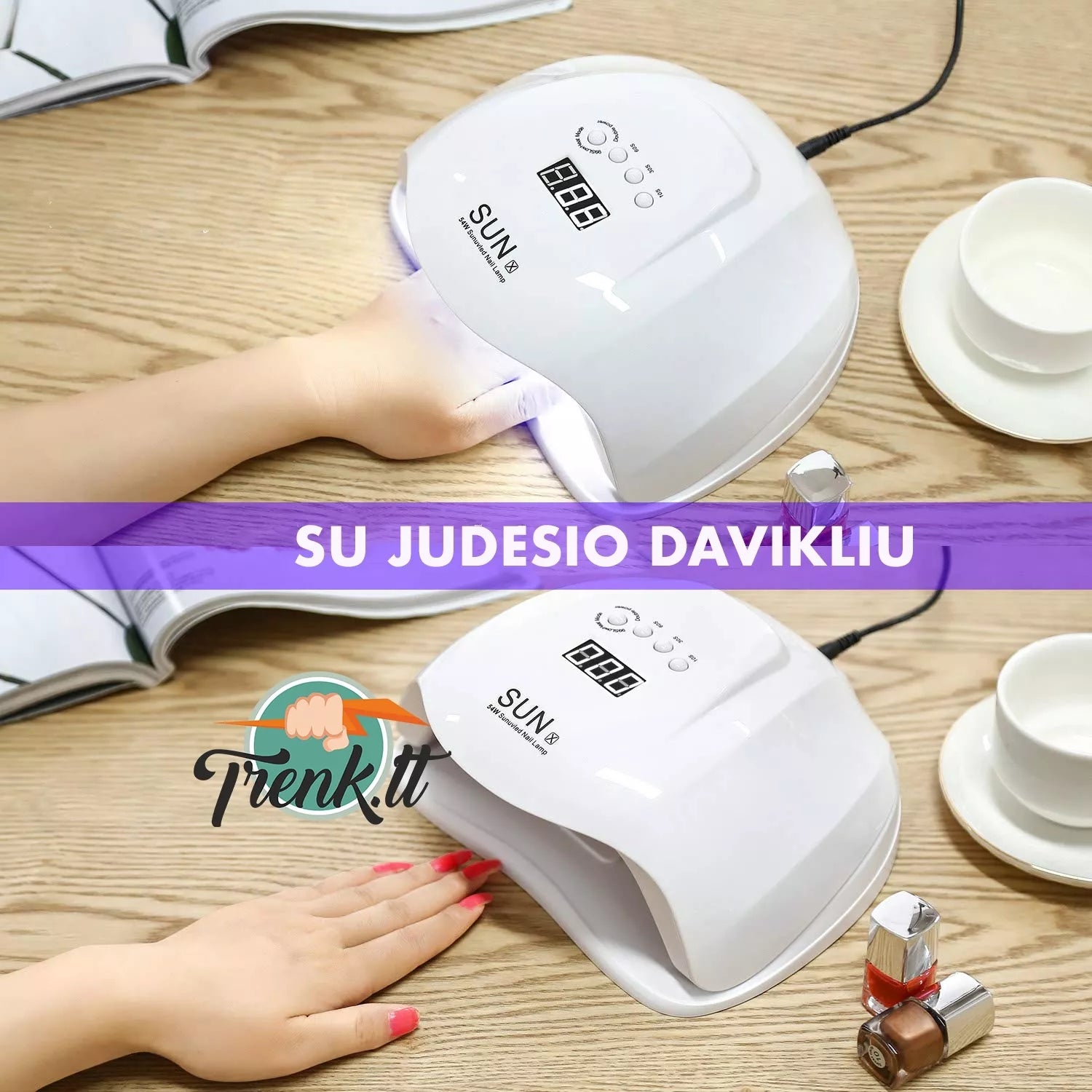 SUN 54W UV / LED hybridná lampa na nechty