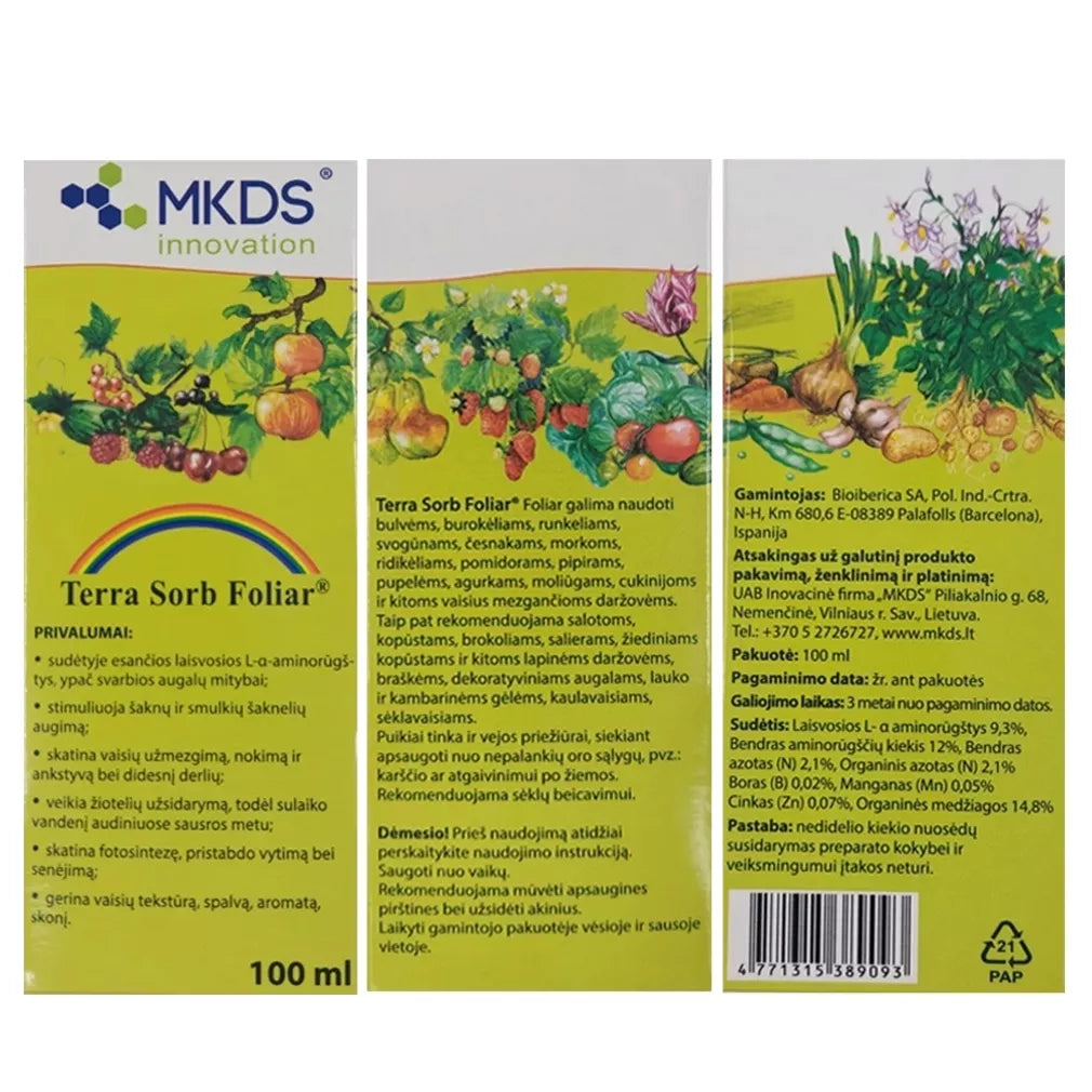 Terra Sorb Foliar aminokyselinový koncentrát, 100 ml