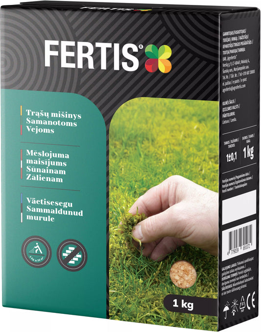 Zmes hnojív na machové trávniky FERTIS, 1kg