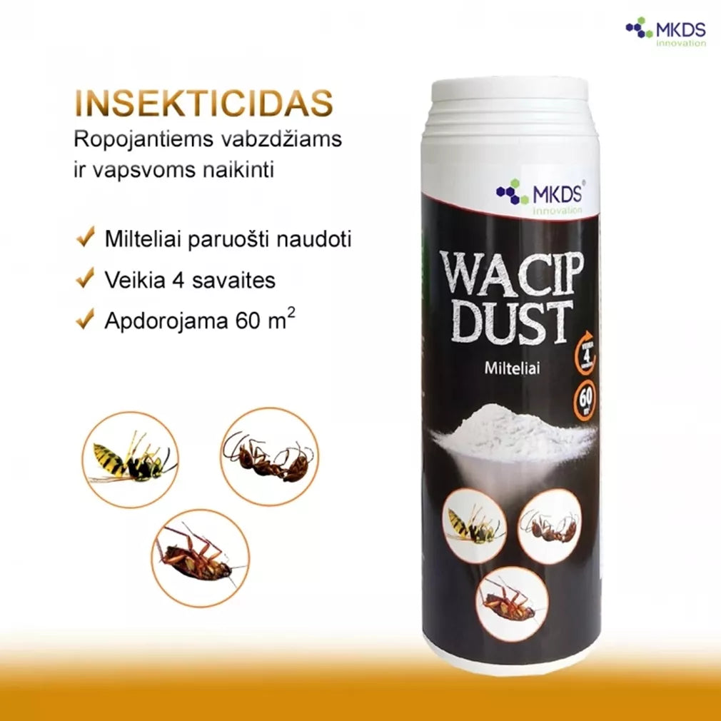 WACIP DUST prášok na lezúci hmyz a osy, 500 g