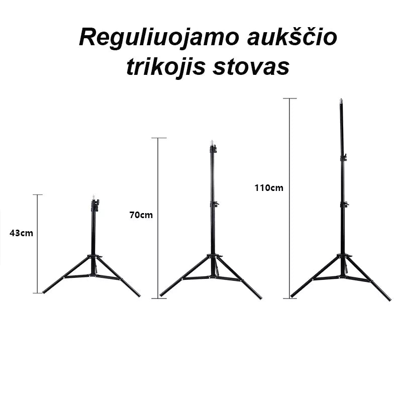 Kruhová lampa na fotografovanie a make-up 24W